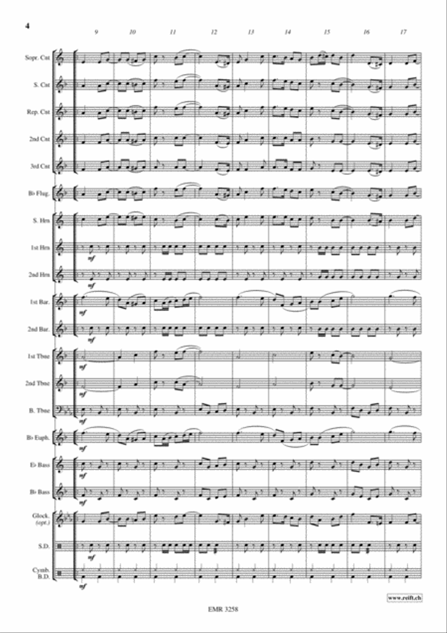 Rainbows Brass Band scores gallery preview page 5