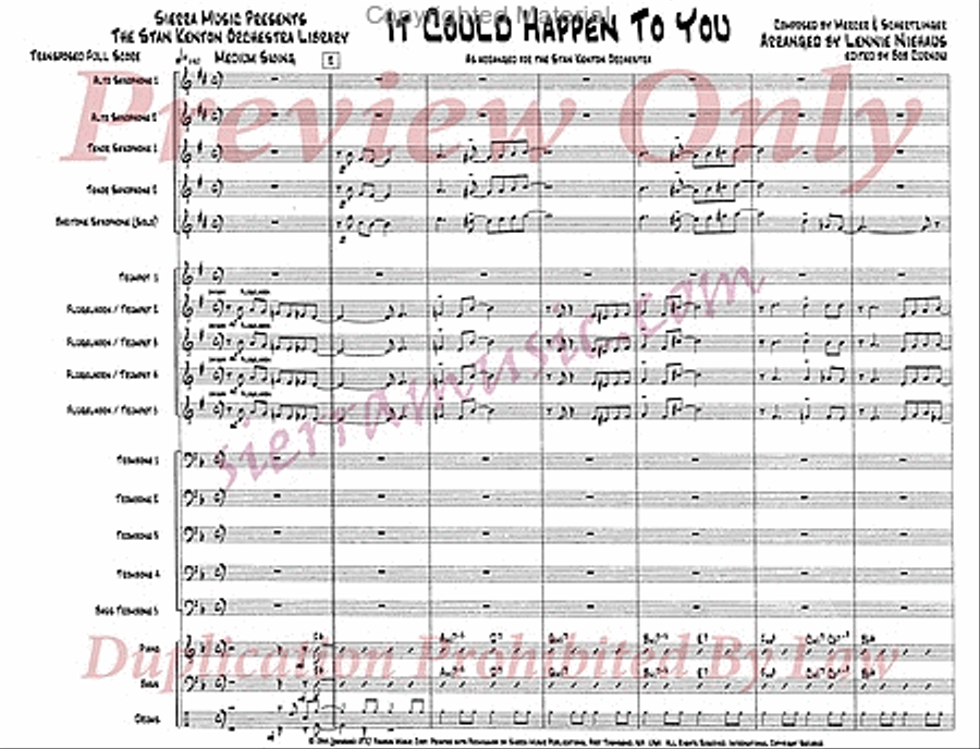 It Could Happen to You Jazz Ensemble scores gallery preview page 2