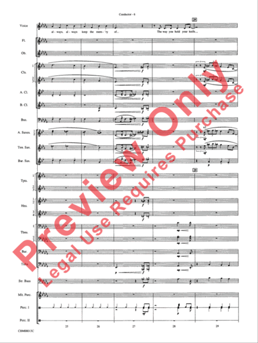 They Can't Take That Away from Me Concert Band scores gallery preview page 9