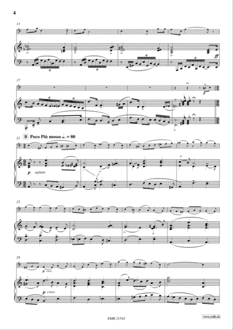Concerto No. 10 Bass Recorder scores gallery preview page 4