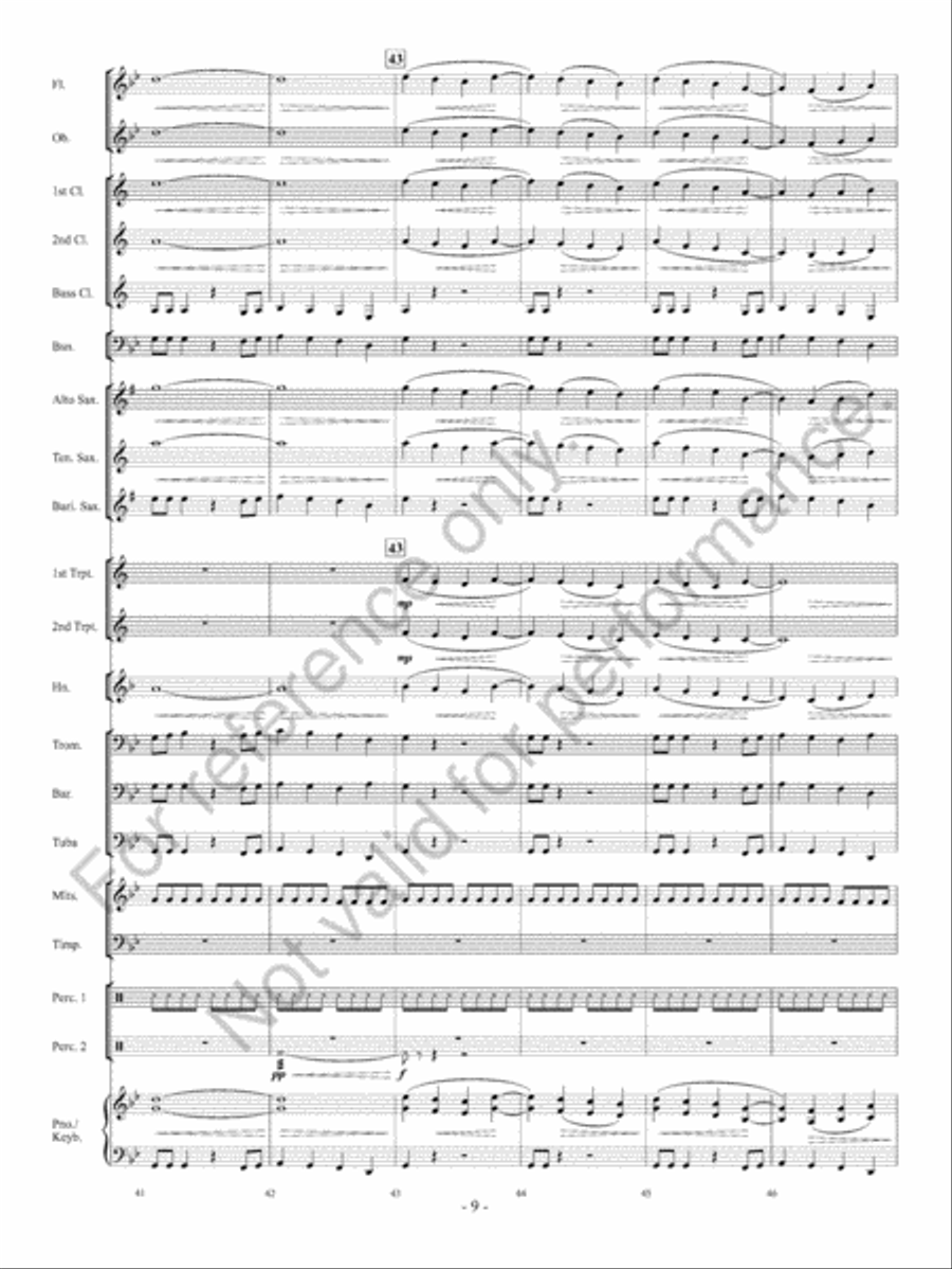 Argosy Concert Band scores gallery preview page 10