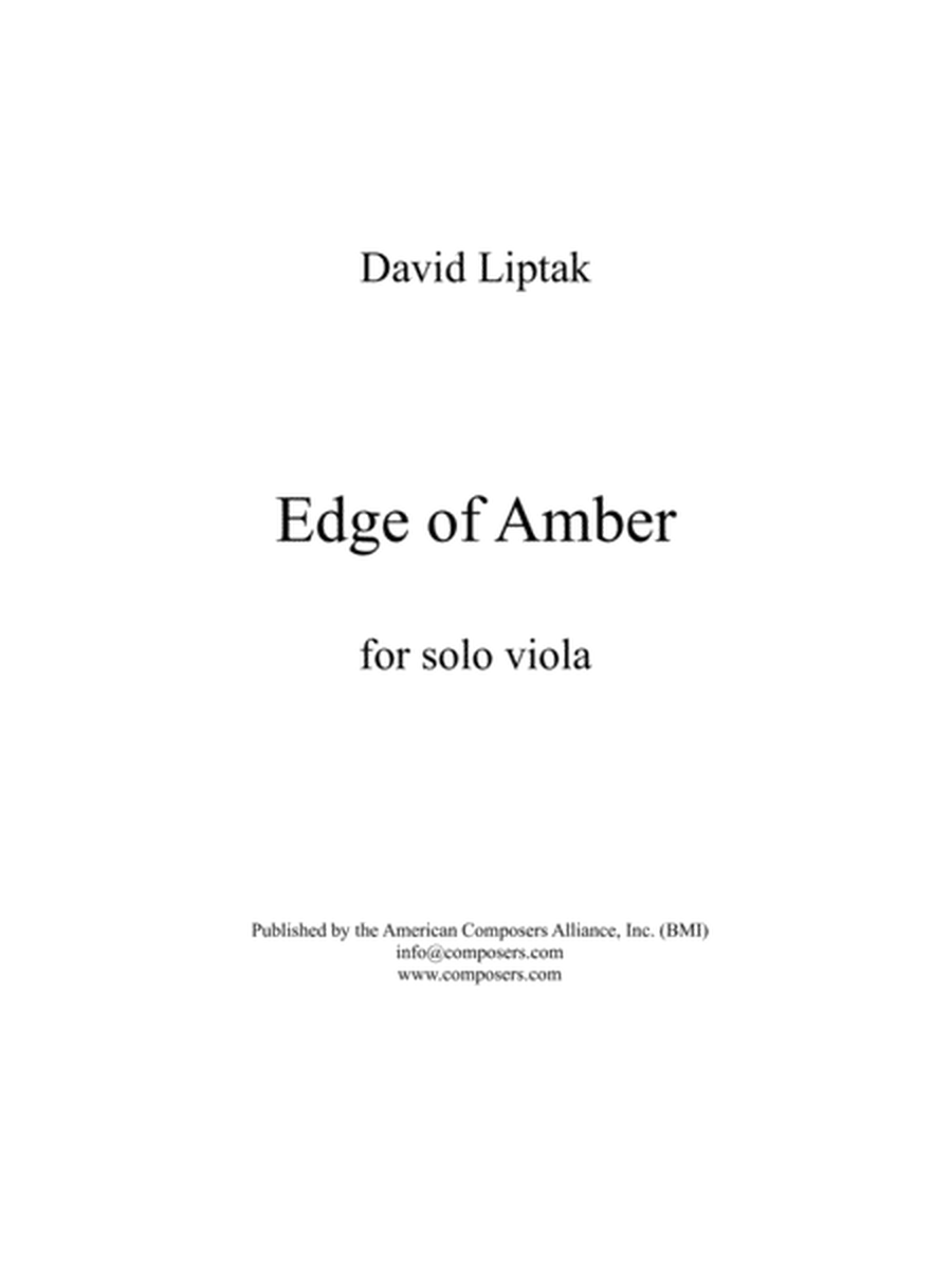 [Liptak] Edge of Amber