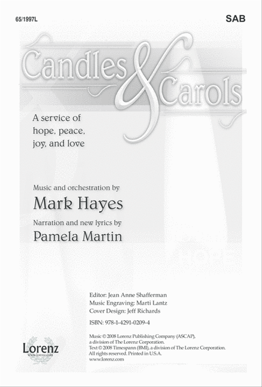 Candles and Carols Candles and Carols 3-Part scores gallery preview page 2