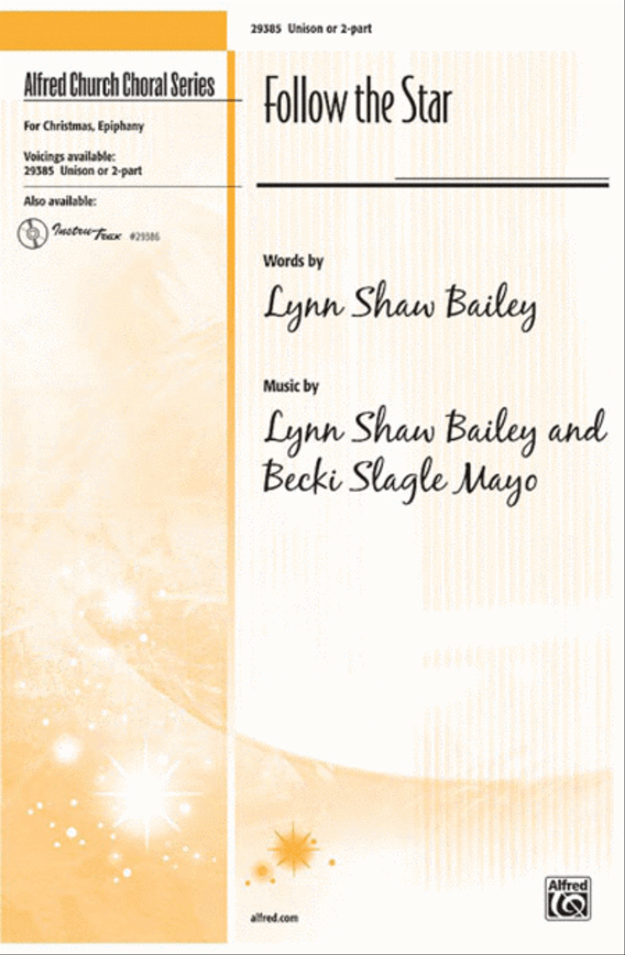 Follow the Star Unison Choir scores gallery preview page 1