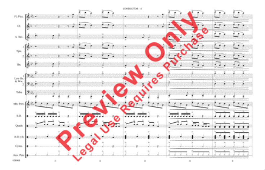 Dark Horse Marching Band scores gallery preview page 7