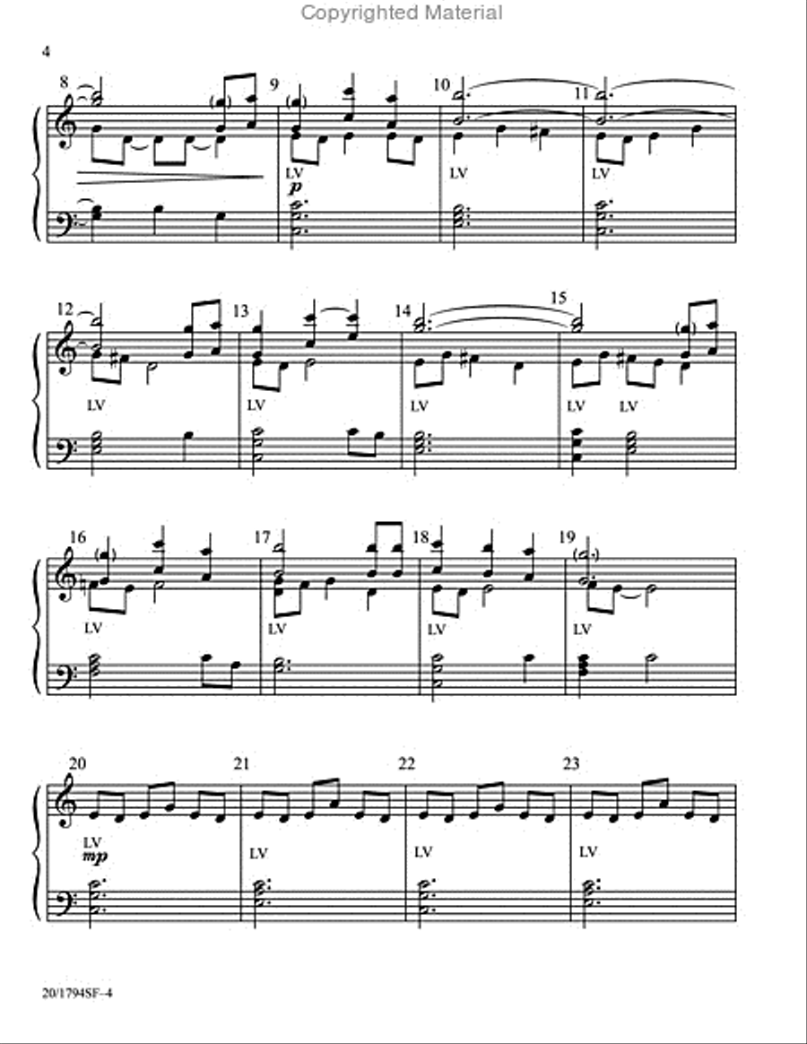 There's a Song in the Air 3-Octaves scores gallery preview page 3