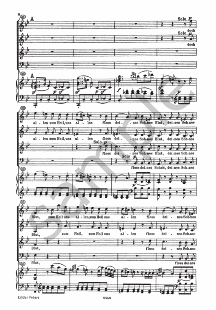 The Seven Last Words of Our Saviour on the Cross Hob. XX -- 2 4-Part scores gallery preview page 9