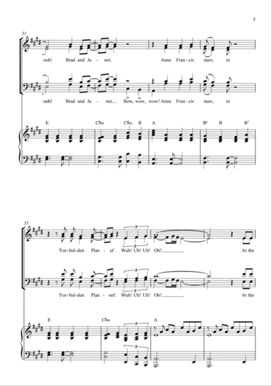 Science Fiction Double Feature 4-Part scores gallery preview page 5