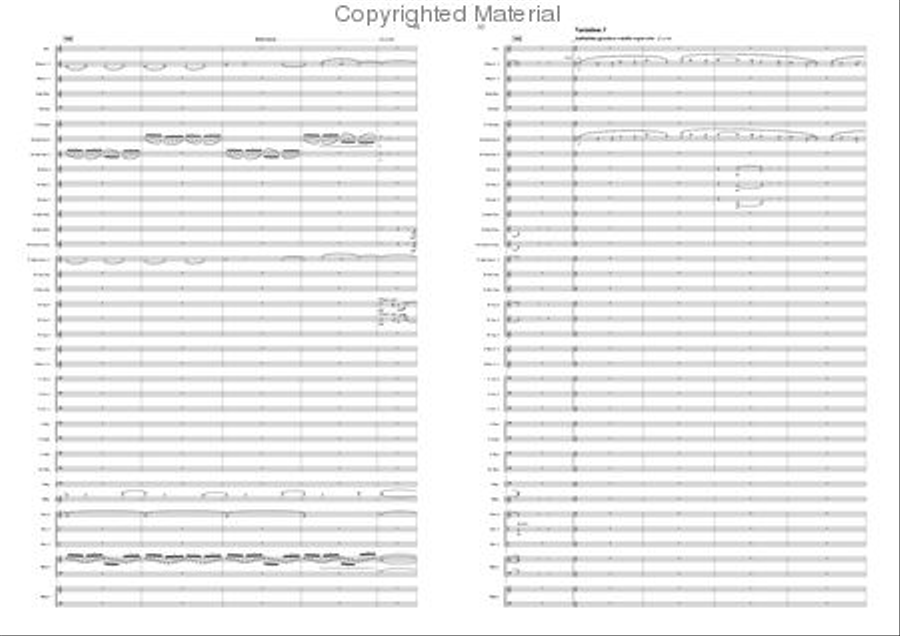 Variations on a Pentatonic Theme Concert Band scores gallery preview page 16