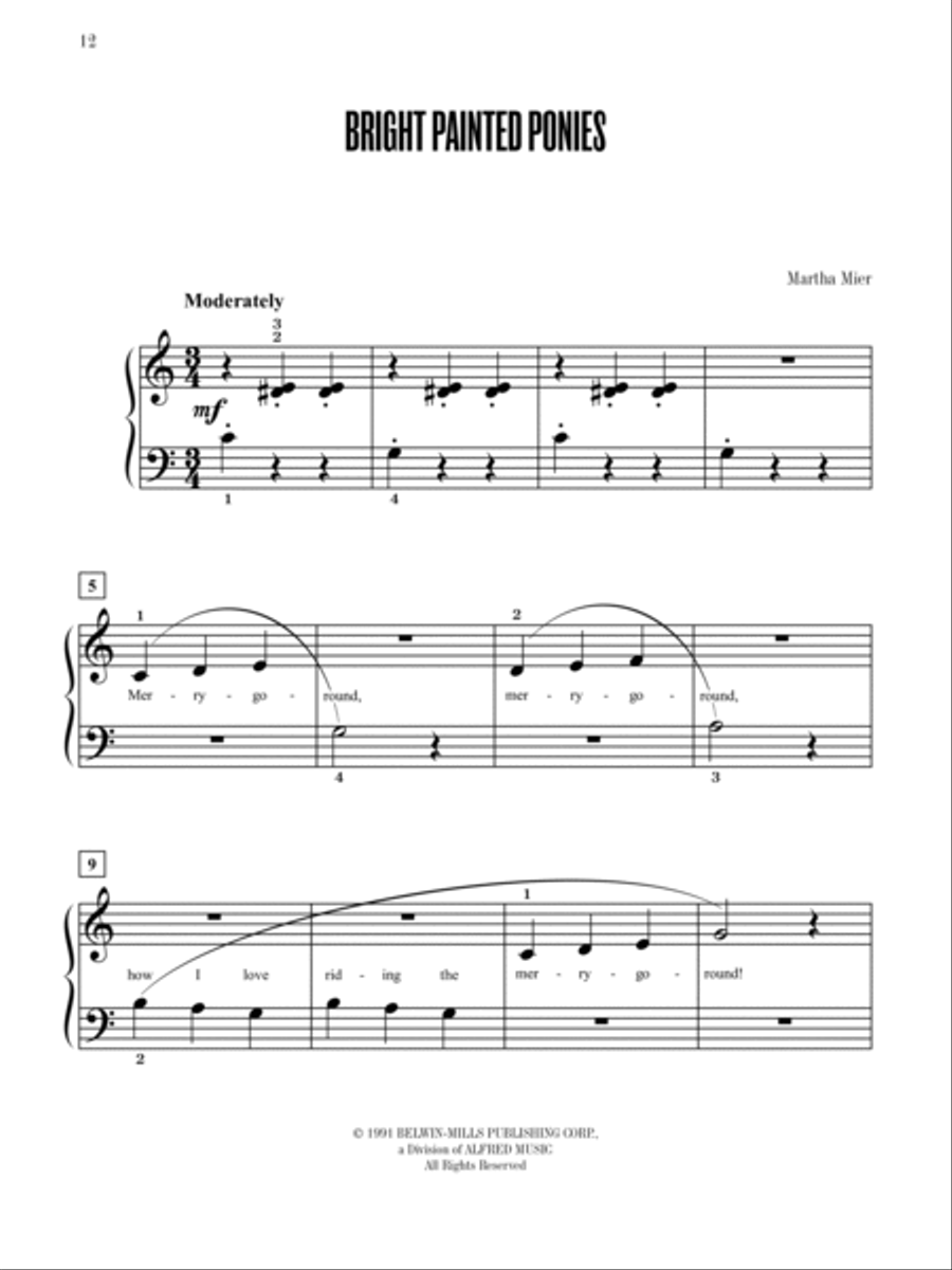 Favorite Contest Winners -- Summy-Birchard & Belwin, Book 1 Easy Piano scores gallery preview page 3