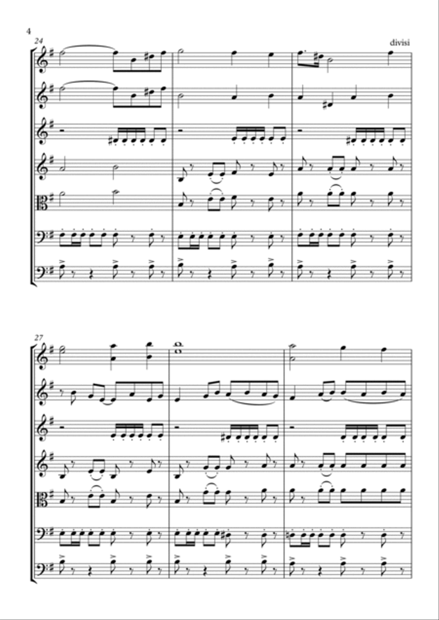 Alexander's Conquest String Orchestra scores gallery preview page 4