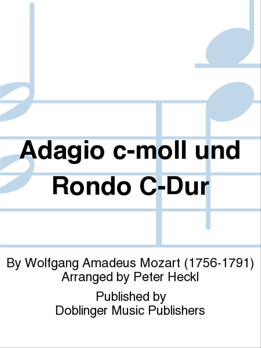 Adagio c-moll und Rondo C-Dur Woodwind Quintet scores gallery preview page 1