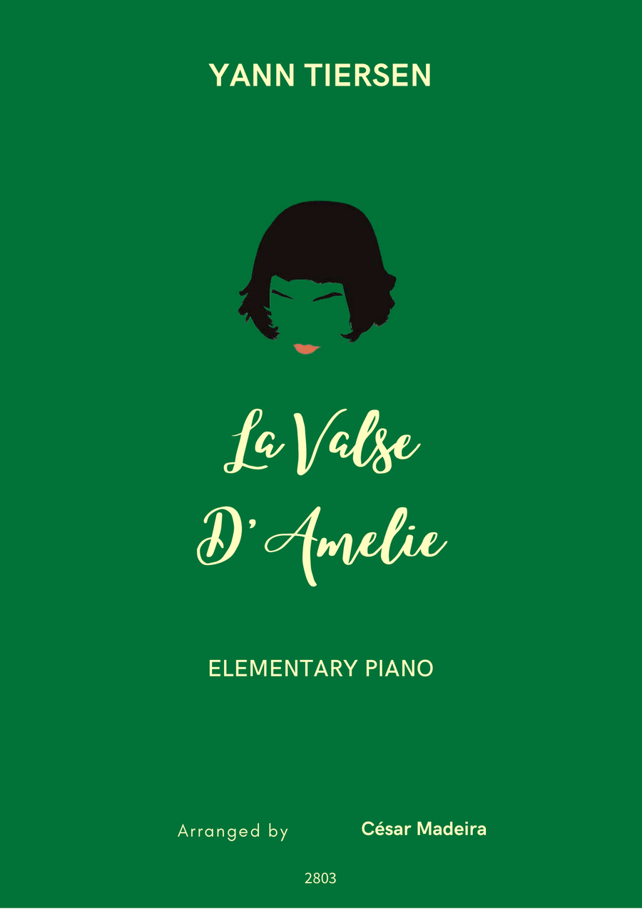 La Valse D'amelie Easy Piano scores gallery preview page 1