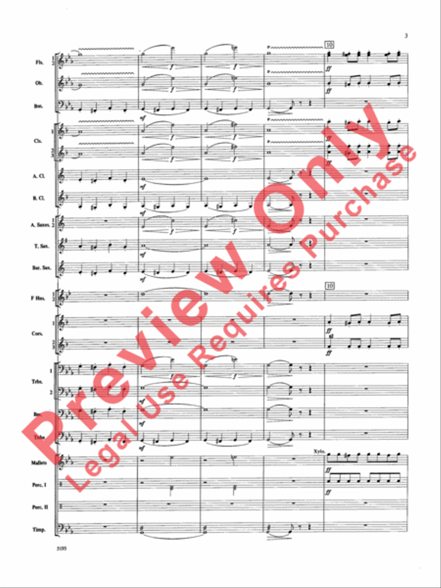 Night on Bald Mountain Concert Band scores gallery preview page 4