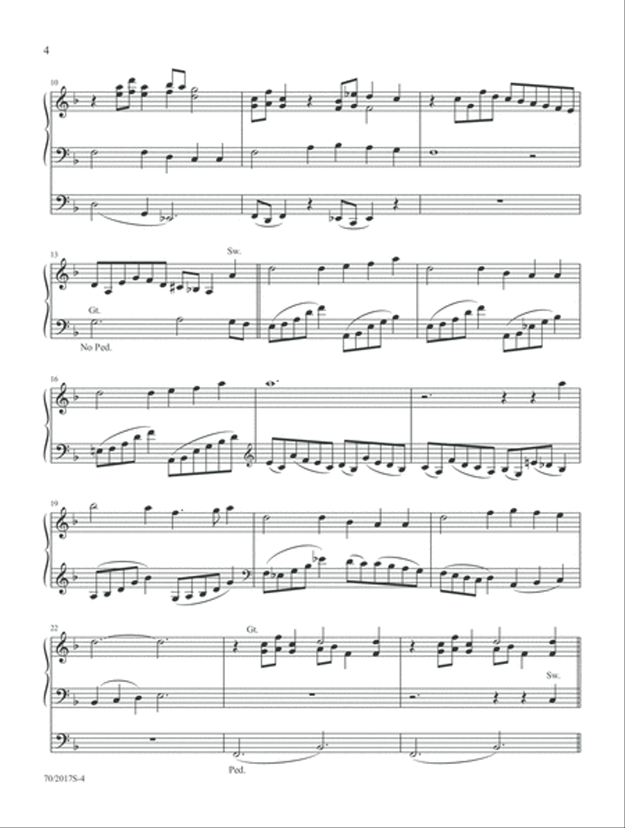 An American Hymn Tune Sampler Organ scores gallery preview page 4