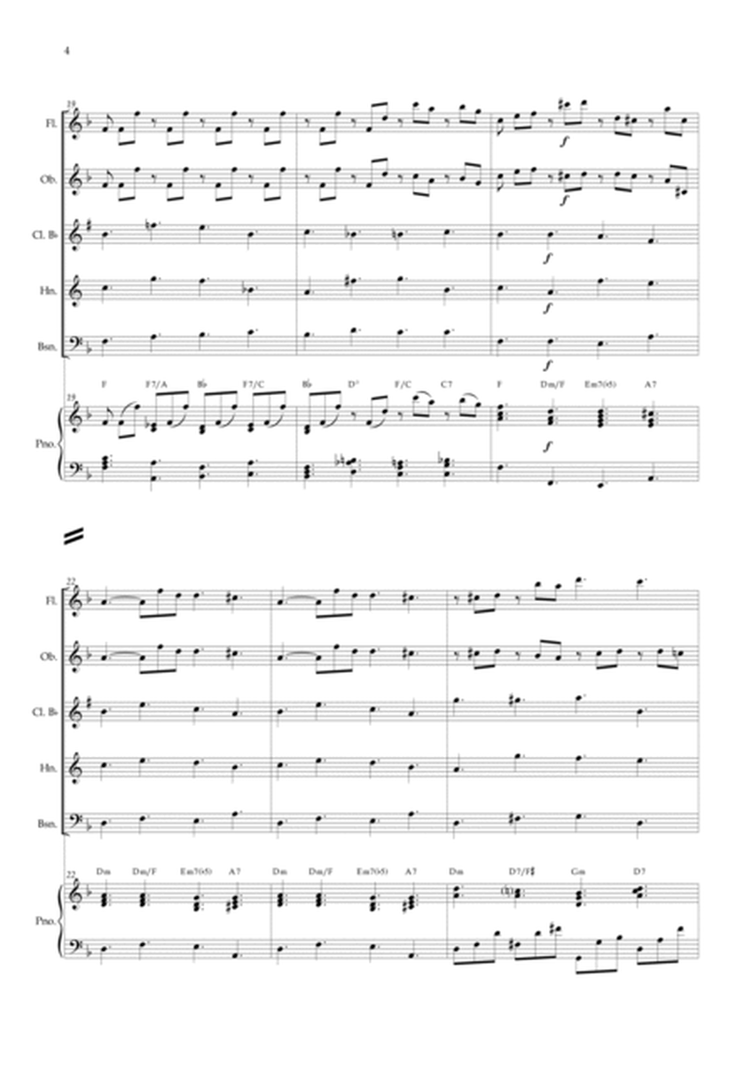 Lacrimosa (Woodwind Quintet) Piano and chords image number null