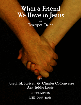 Book cover for What a Friend We Have in Jesus - Trumpet Hymn Duet