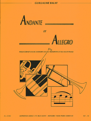 Guillaume Balay - Andante Et Allegro Pour Cornet En Si Bemol (saxhorn En Si Bemol / Tro