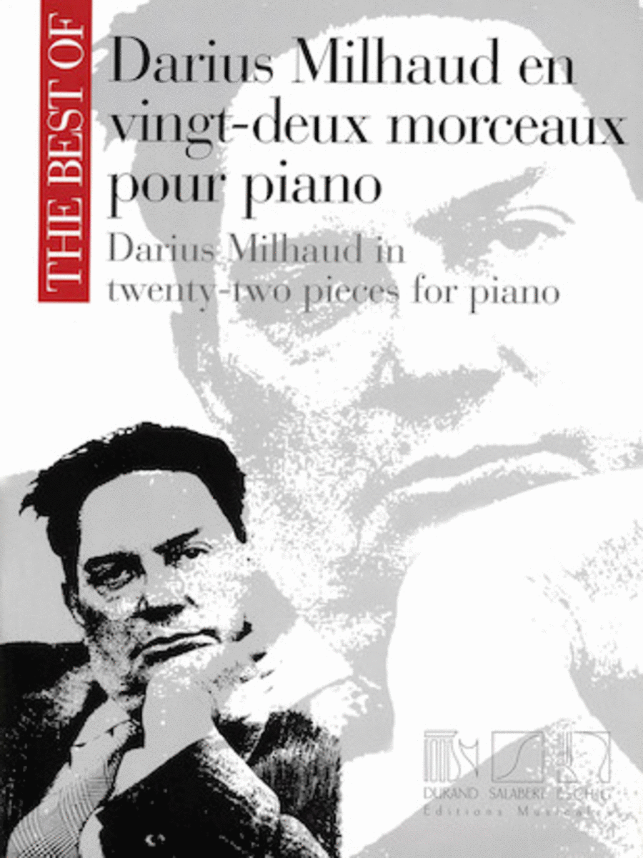 The Best of Darius Milhaud in Twenty-Two Pieces for Piano Piano scores gallery preview page 1