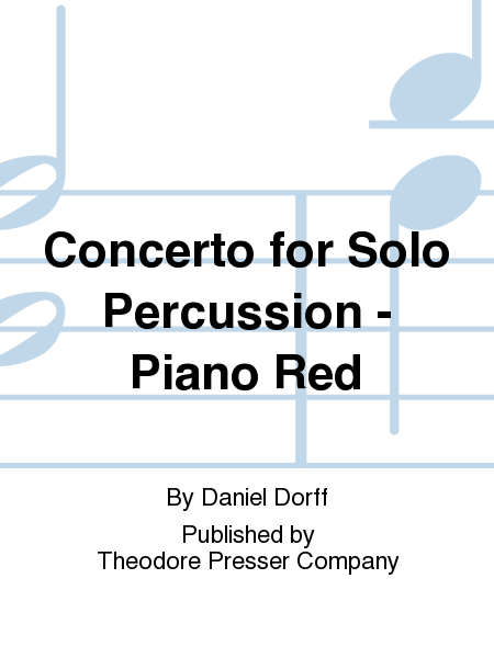 Concerto For Solo Percussion - Piano Red