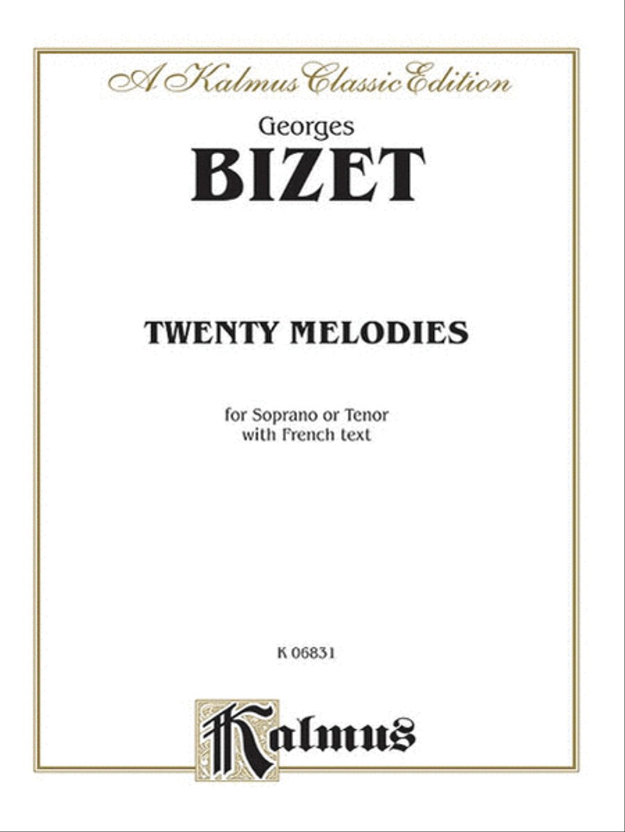 20 Melodies -- Soprano or Tenor Voice scores gallery preview page 1