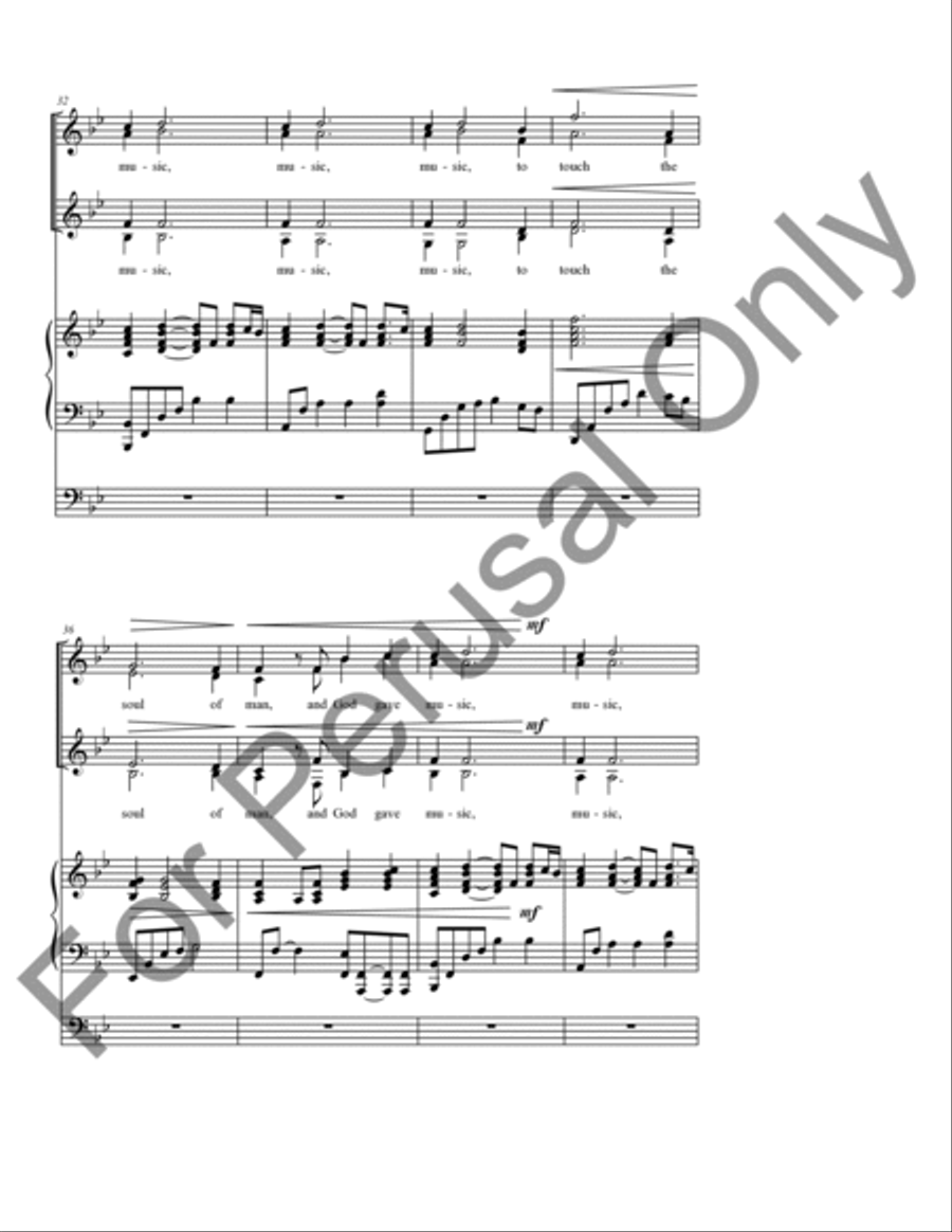 And God Gave Music SSAA scores gallery preview page 6
