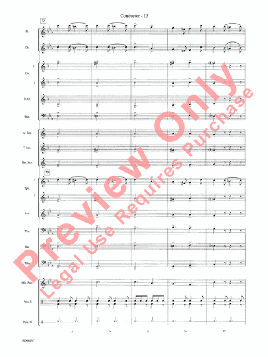 The Washington Post March Concert Band scores gallery preview page 18