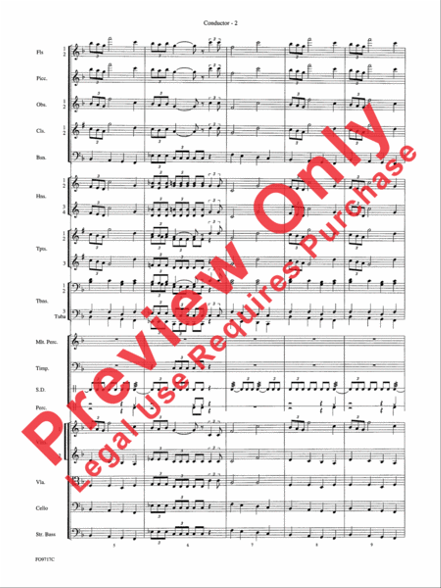 Star Wars (Main Theme) Full Orchestra scores gallery preview page 16