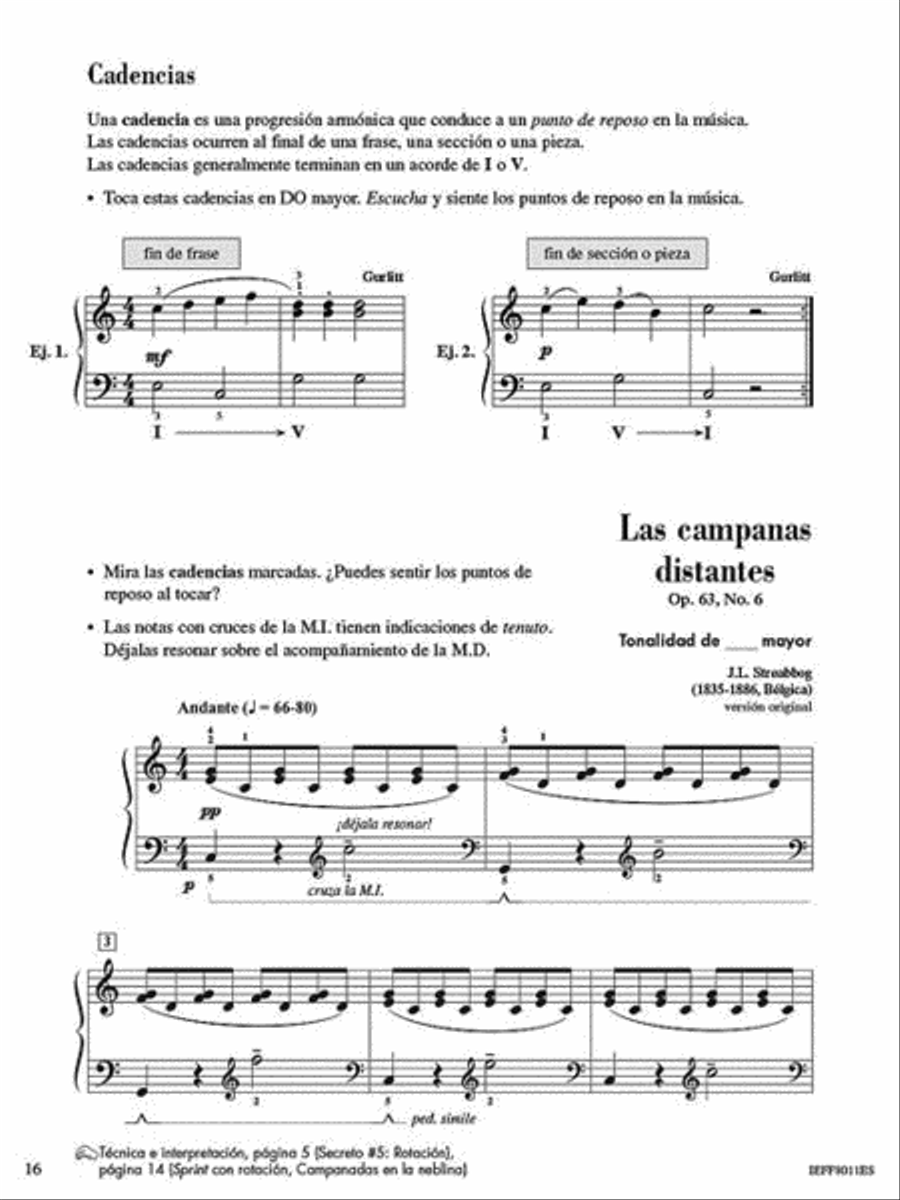 Libro de lecciones y teoría, Nivel 6 Piano Method scores gallery preview page 3