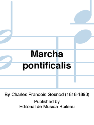 Book cover for Marcha pontificalis