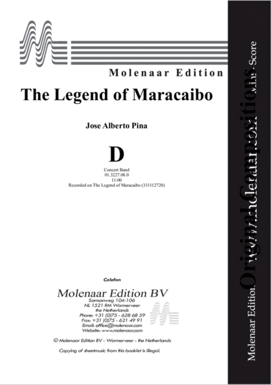 The Legend of Maracaibo Concert Band scores gallery preview page 2