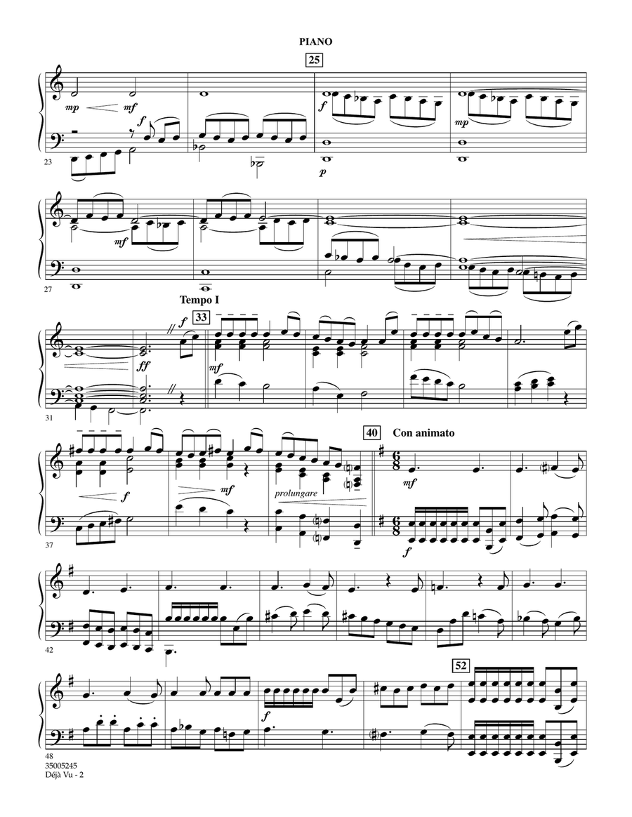 Deja Vu - Piano Deja Vu - Piano Orchestra scores gallery preview page 2