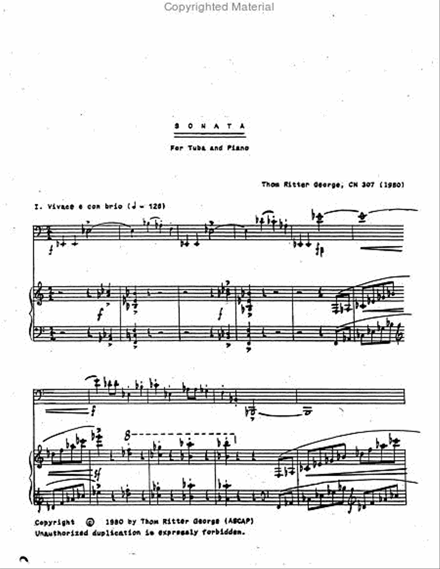 Sonata Sonata Tuba scores gallery preview page 2