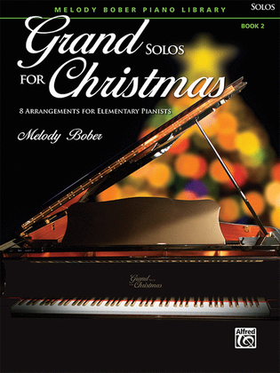 Book cover for Grand Solos for Christmas, Book 2