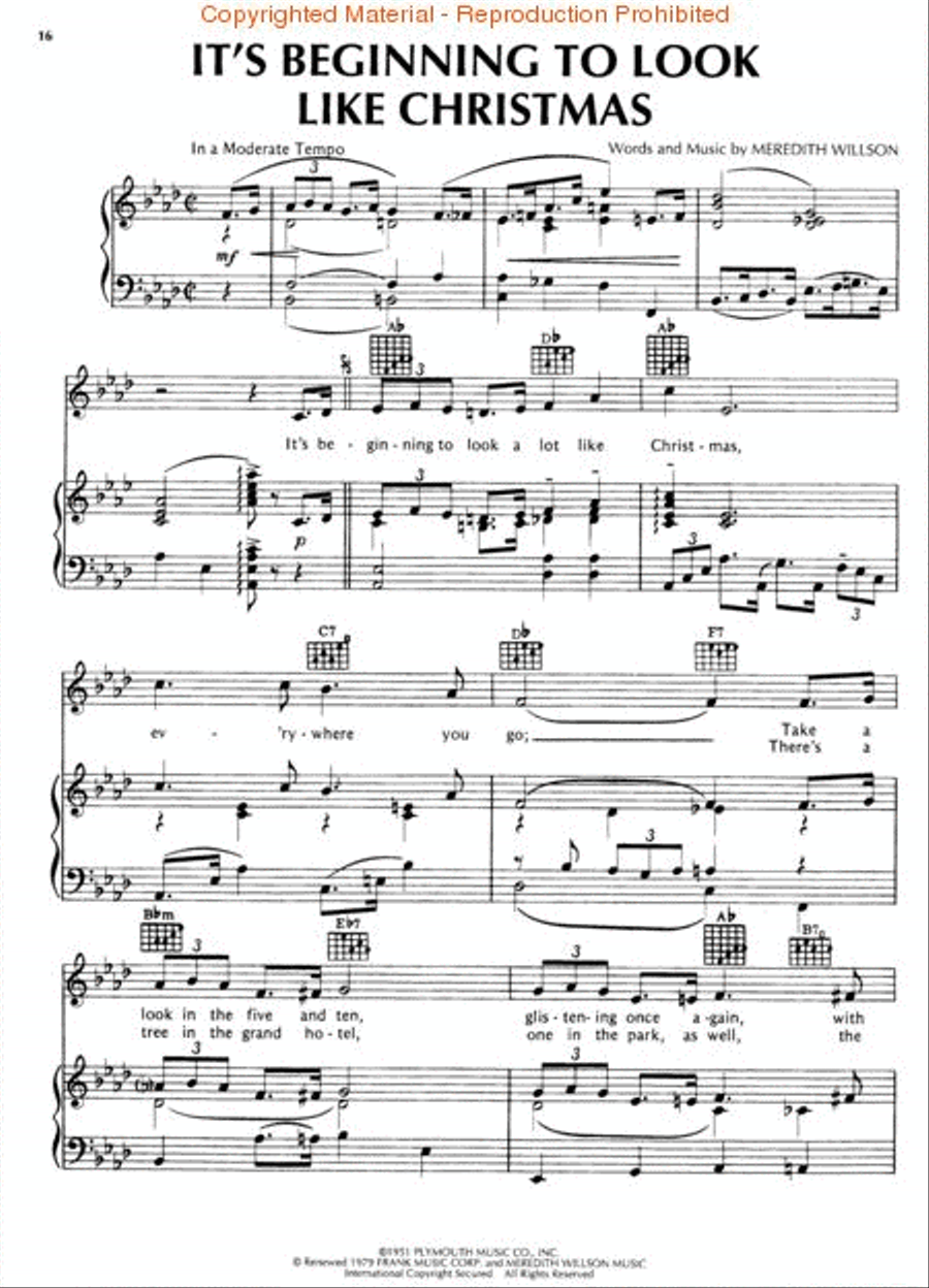Wonderful Christmastime Piano, Vocal, Guitar scores gallery preview page 2
