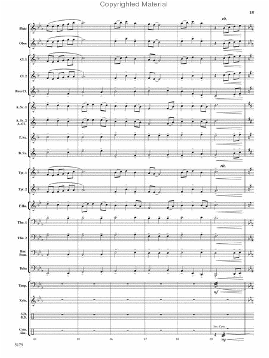 American Journey Concert Band scores gallery preview page 14