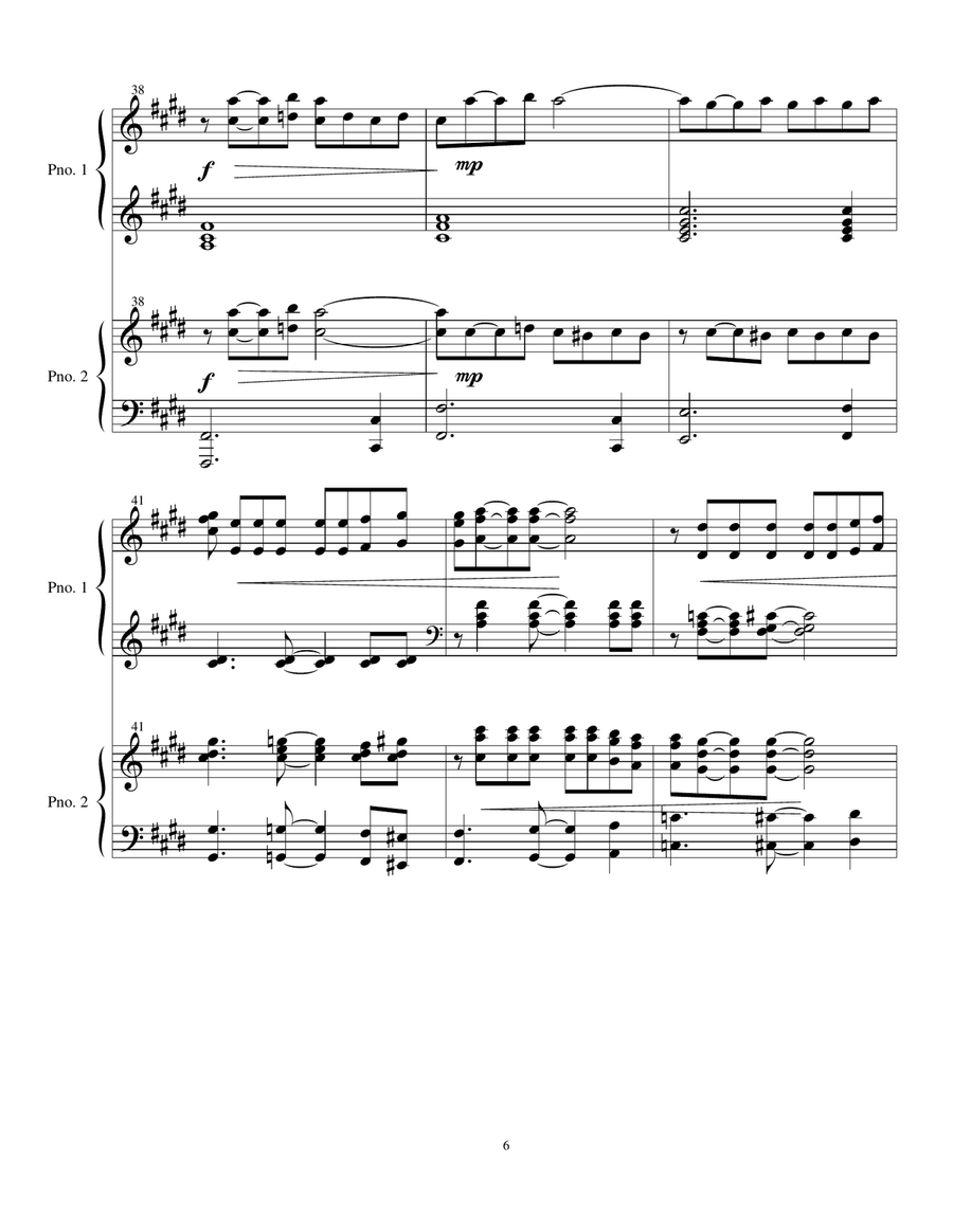 La Perla Negra Piano scores gallery preview page 6