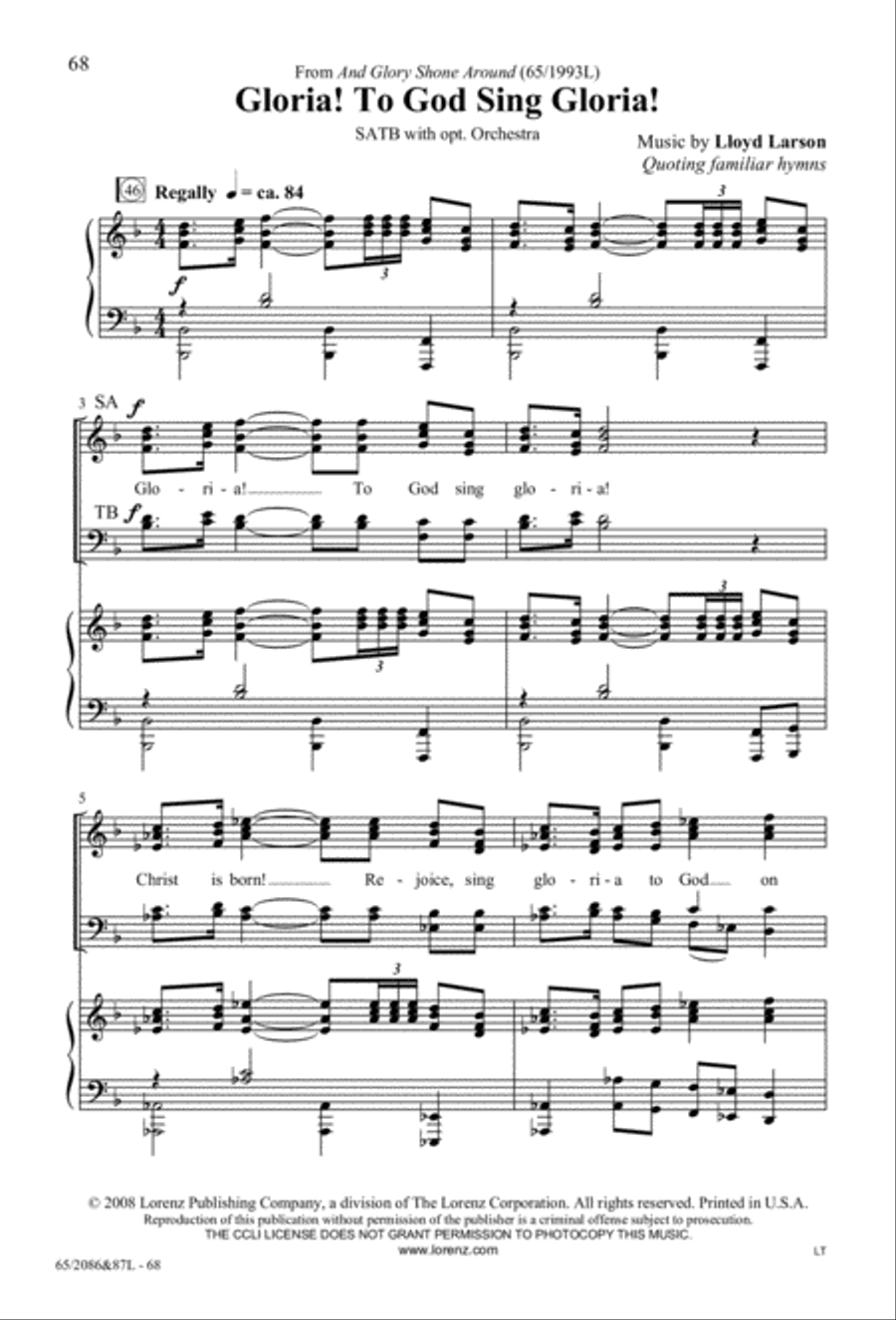 God With Us! - SATB with Performance CD 4-Part scores gallery preview page 16