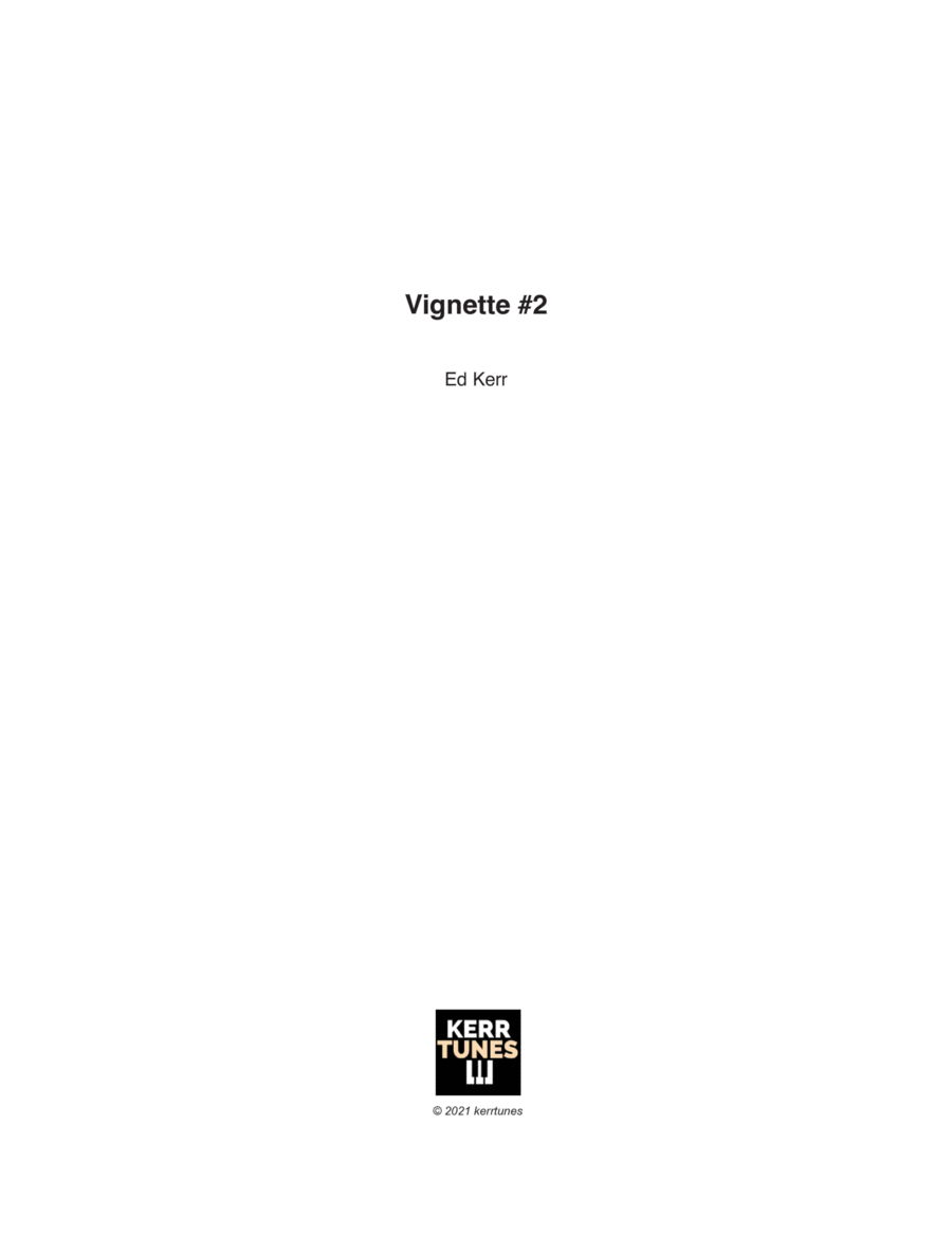 Vignette #2 Piano Solo scores gallery preview page 1