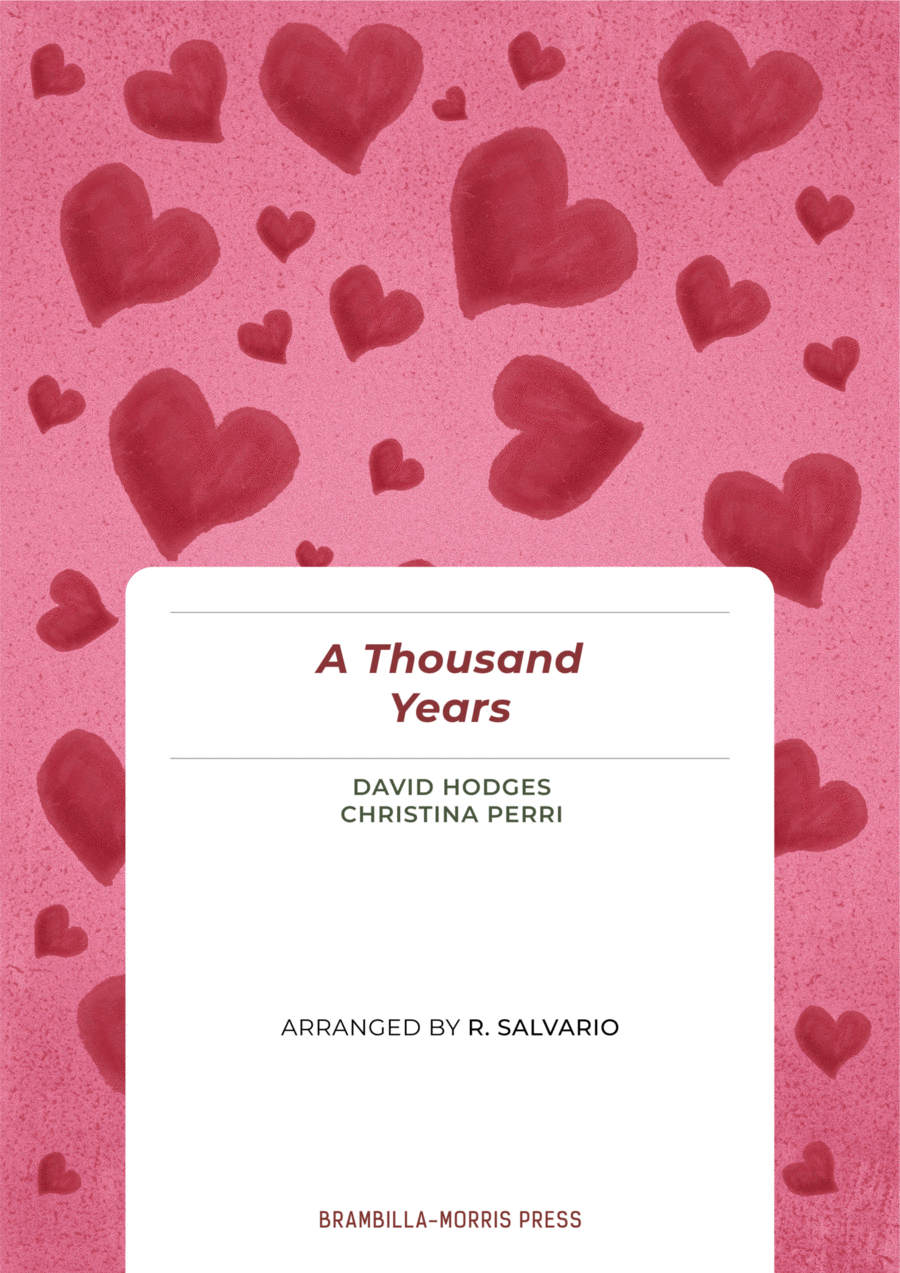 A Thousand Years Trumpet Duet scores gallery preview page 1