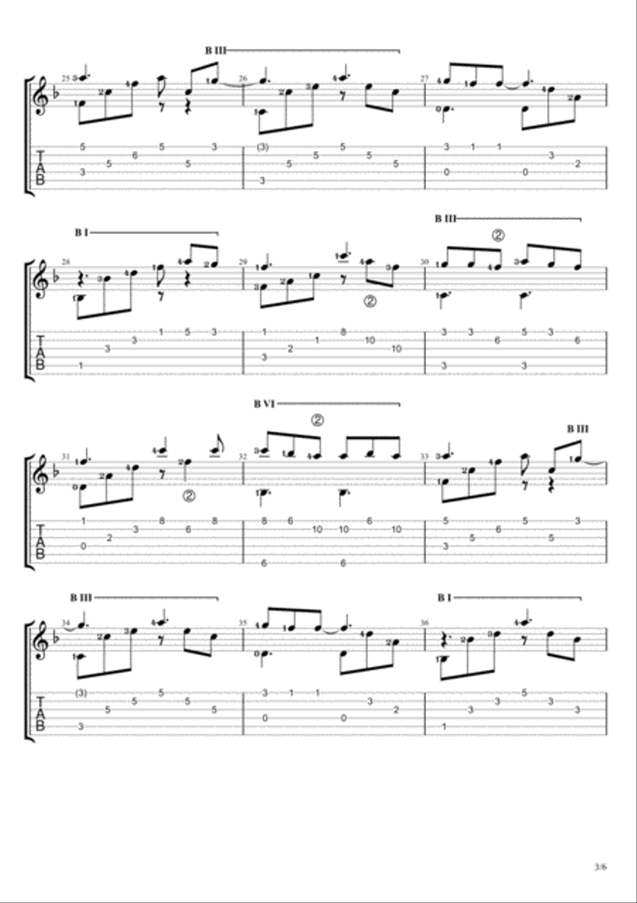 When I Look At You Electric Guitar scores gallery preview page 3