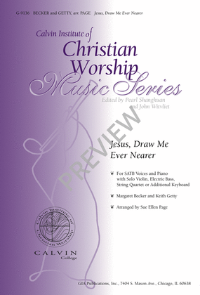 Jesus, Draw Me Ever Nearer - Full Score and Parts
