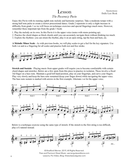 Classical Guitar Repertoire Lessons Grade 2