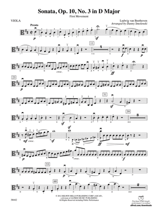 Sonata, Op. 10, No. 3: Viola