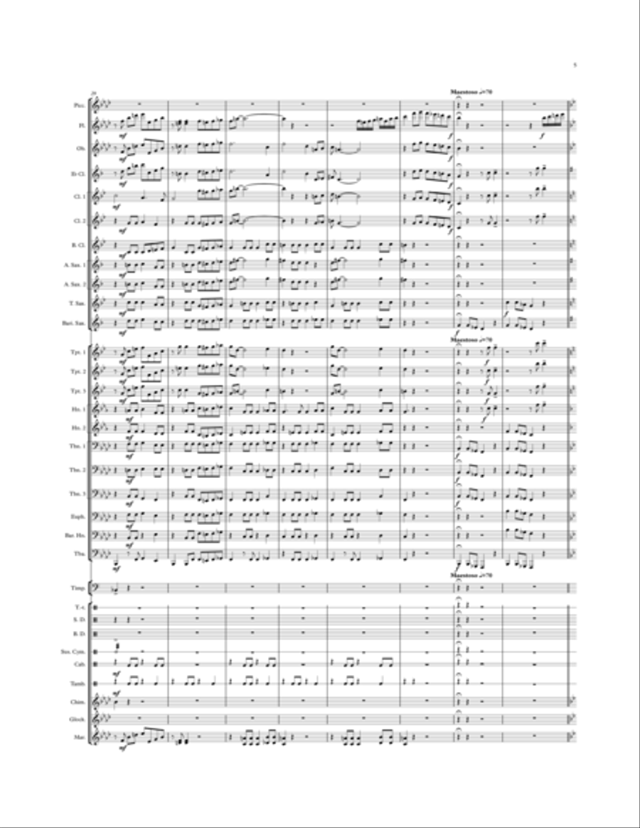 Black Tiger Concert Band scores gallery preview page 5