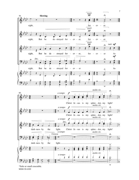 If God Himself Be For Me (Choral Score) image number null