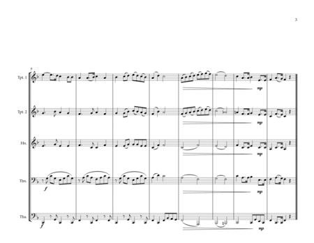 Bonaire Territorlal Anthem (BonaotreTera di Solo y suave biento) for Brass Quintet image number null
