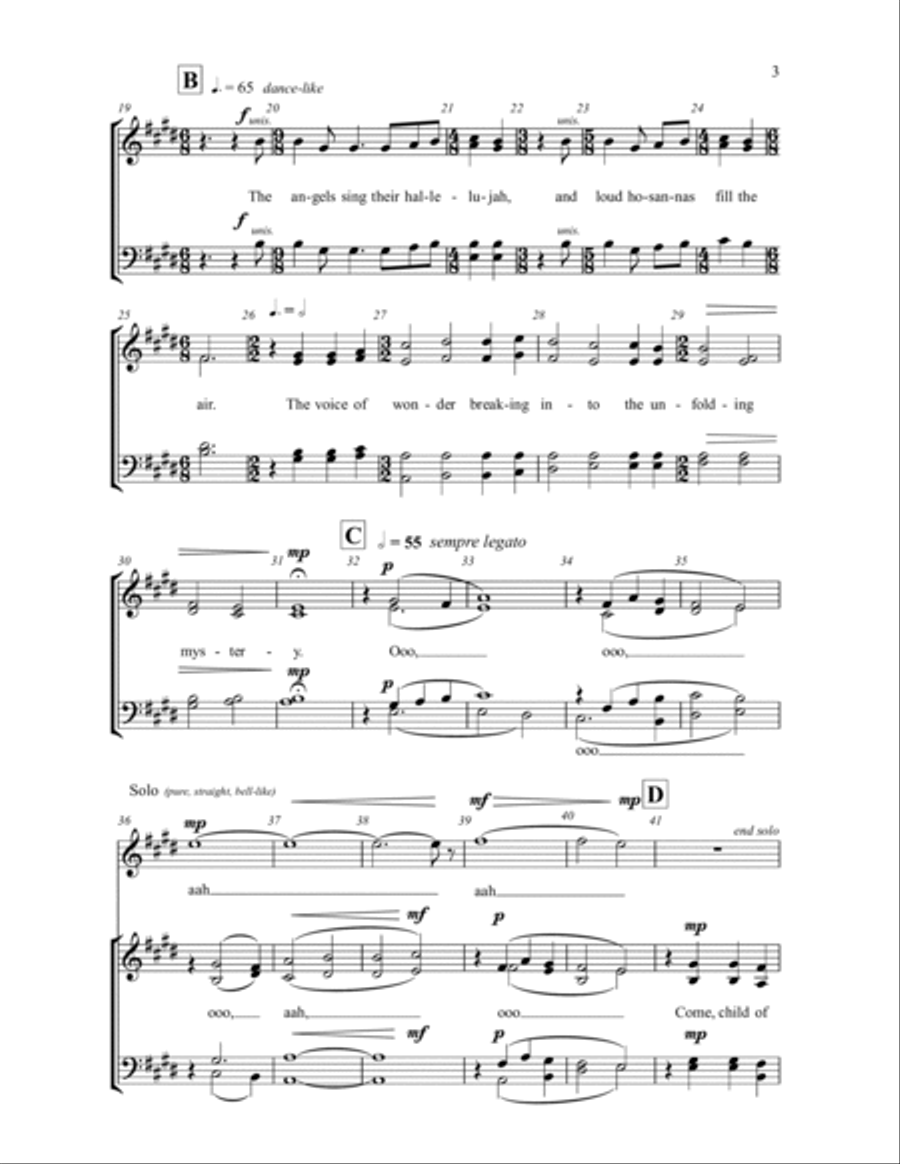 Child Of Peace Child Of Peace 4-Part scores gallery preview page 2