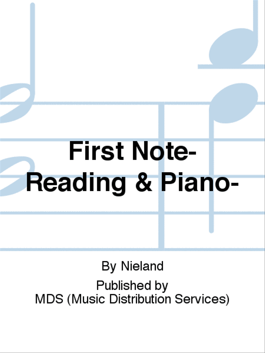 FIRST NOTE-READING & PIANO- Piano Accompaniment scores gallery preview page 1