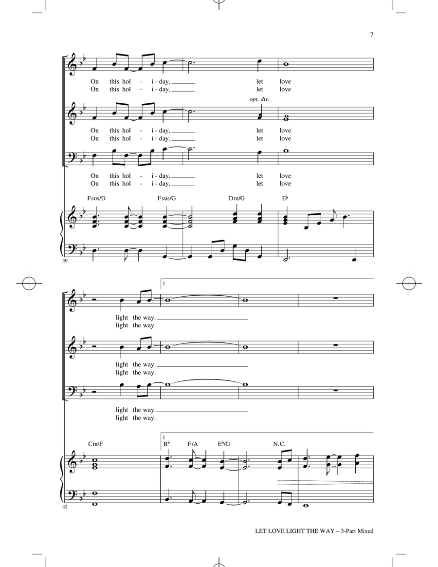 Let Love Light The Way (from Elena Of Avalor) (arr. Audrey Snyder) 3-Part scores gallery preview page 5